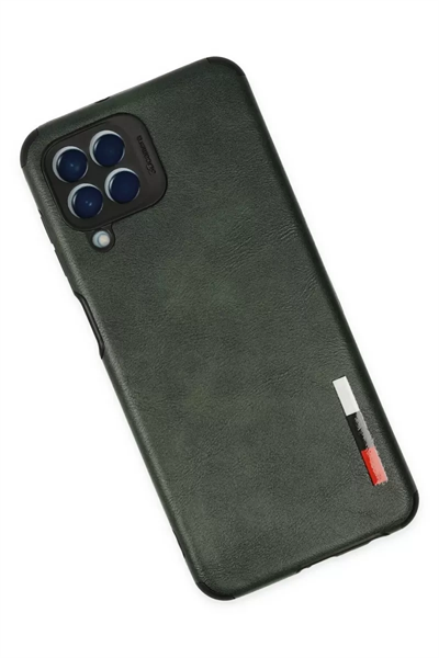 Samsung Galaxy M33 Kılıf Loop Deri Silikon - Yeşil