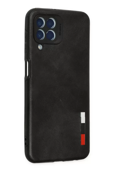 Samsung Galaxy M33 Kılıf Loop Deri Silikon - Siyah