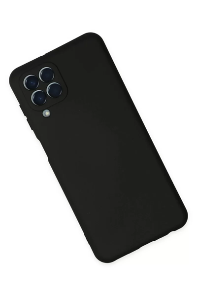 Samsung Galaxy M33 Kılıf Nano içi Kadife Silikon - Siyah