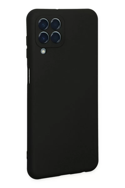 Samsung Galaxy M33 Kılıf Nano içi Kadife Silikon - Siyah