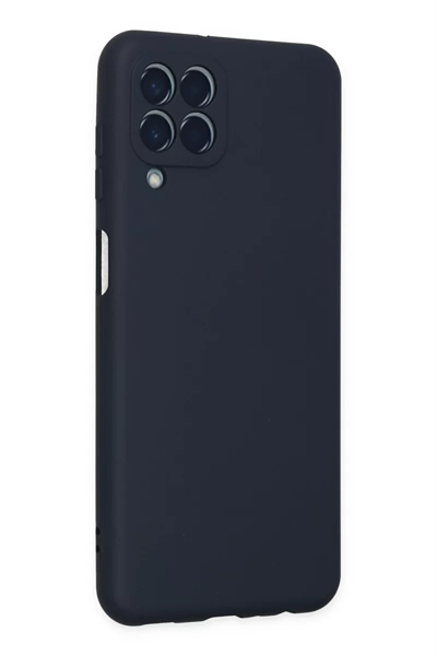 Samsung Galaxy M33 Kılıf Nano içi Kadife Silikon - Lacivert