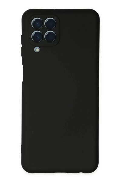 Samsung Galaxy M33 Kılıf Nano içi Kadife Silikon - Siyah