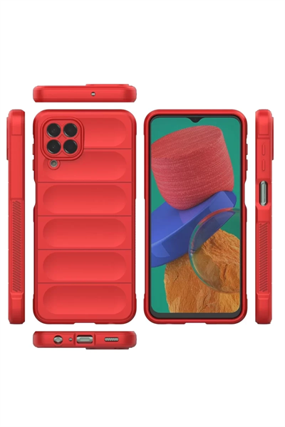 Samsung Galaxy M33 Kılıf Optimum Silikon - Kırmızı