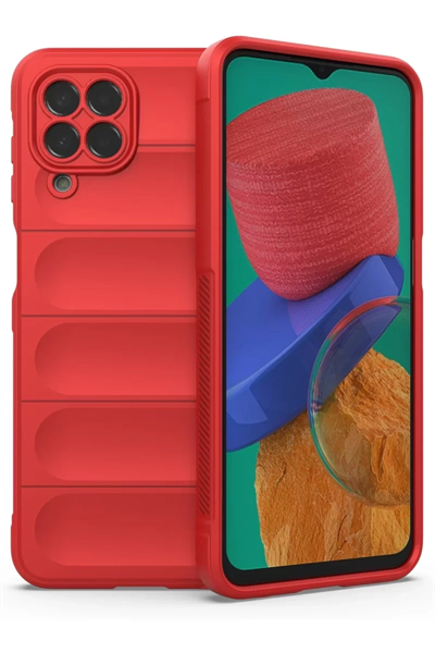 Samsung Galaxy M33 Kılıf Optimum Silikon - Kırmızı
