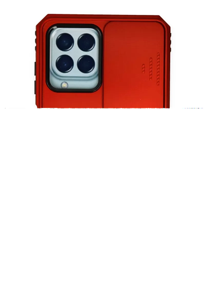 Samsung Galaxy M33 Kılıf Pars Lens Yüzüklü Silikon - Kırmızı