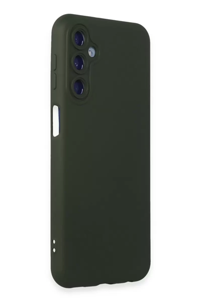 Samsung Galaxy M34 5G Kılıf Nano içi Kadife Silikon - Koyu Yeşil
