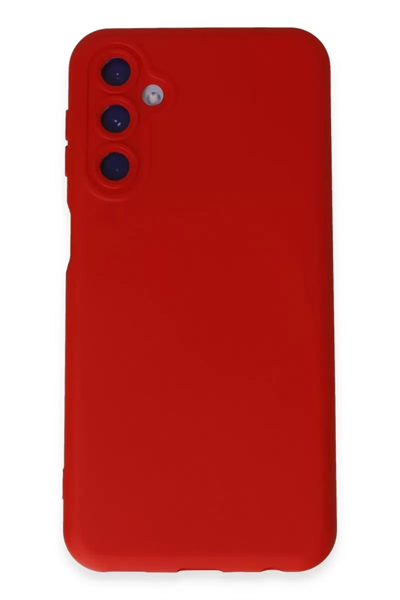 Samsung Galaxy M34 5G Kılıf Nano içi Kadife Silikon - Kırmızı