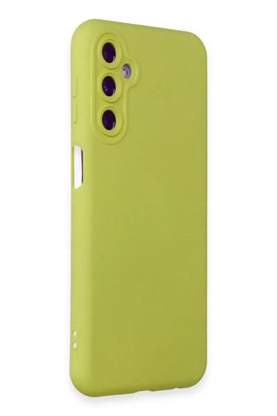 Samsung Galaxy M34 5G Kılıf Nano içi Kadife Silikon - Sarı