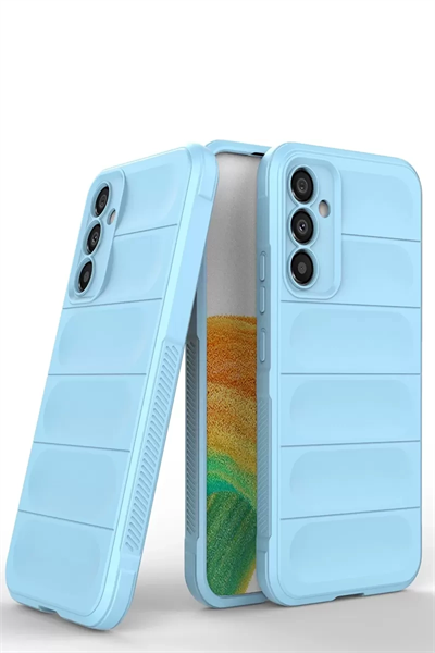 Samsung Galaxy M34 5G Kılıf Optimum Silikon - Sky Blue