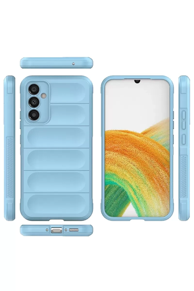 Samsung Galaxy M34 5G Kılıf Optimum Silikon - Sky Blue