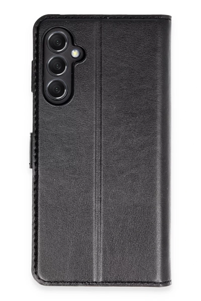 Samsung Galaxy M34 5G Kılıf Trend S Plus Kapaklı Kılıf - Siyah