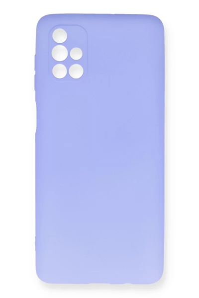 Samsung Galaxy M51 Kılıf First Silikon - Lila