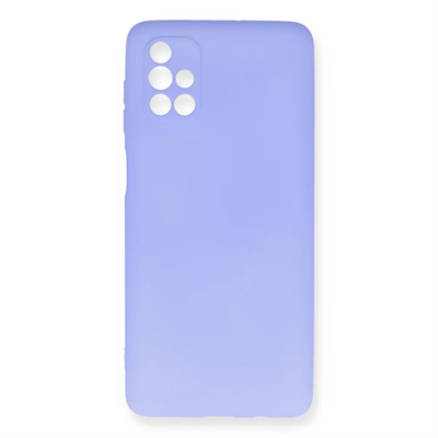 Samsung Galaxy M51 Kılıf First Silikon - Lila