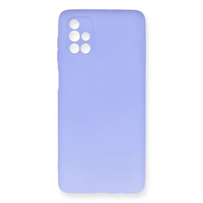 Samsung Galaxy M51 Kılıf First Silikon - Lila