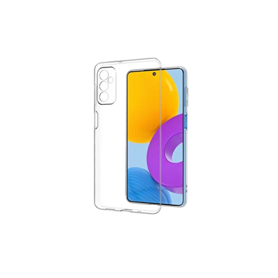 Samsung Galaxy M52 5G Kılıf Deluxe 2mm Şeffaf Silikon - Şeffaf