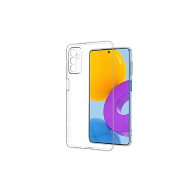 Samsung Galaxy M52 5G Kılıf Deluxe 2mm Şeffaf Silikon - Şeffaf