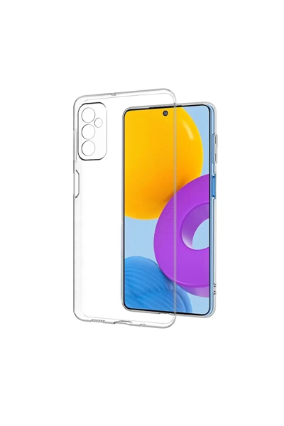 Samsung Galaxy M52 5G Kılıf Deluxe 2mm Şeffaf Silikon - Şeffaf