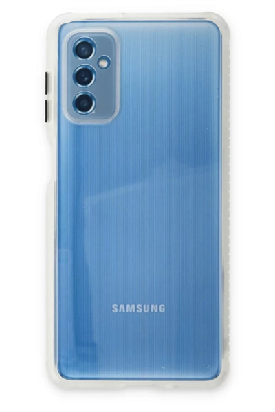 Samsung Galaxy M52 5G Kılıf Miami Şeffaf Silikon - Şeffaf