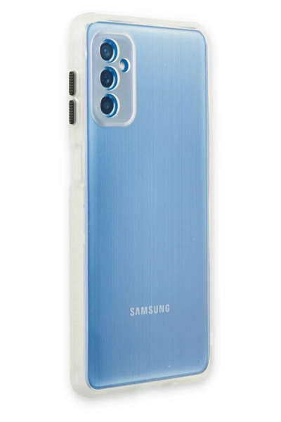 Samsung Galaxy M52 5G Kılıf Miami Şeffaf Silikon - Şeffaf