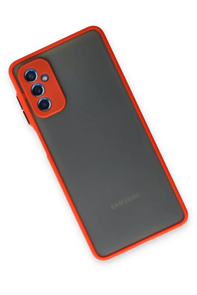 Samsung Galaxy M52 5G Kılıf Montreal Silikon Kapak - Kırmızı