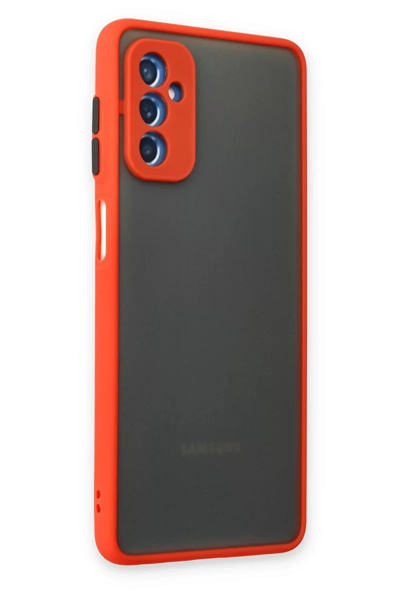 Samsung Galaxy M52 5G Kılıf Montreal Silikon Kapak - Kırmızı