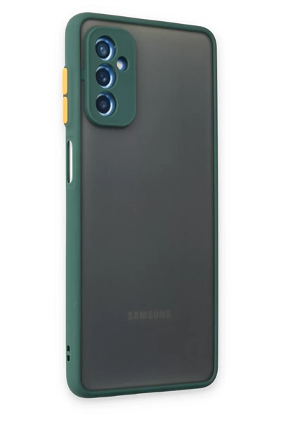 Samsung Galaxy M52 5G Kılıf Montreal Silikon Kapak - Yeşil