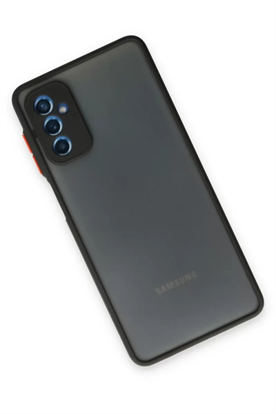 Samsung Galaxy M52 5G Kılıf Montreal Silikon Kapak - Siyah