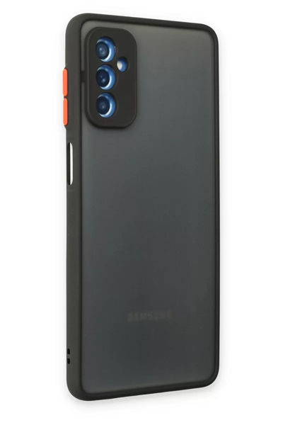 Samsung Galaxy M52 5G Kılıf Montreal Silikon Kapak - Siyah