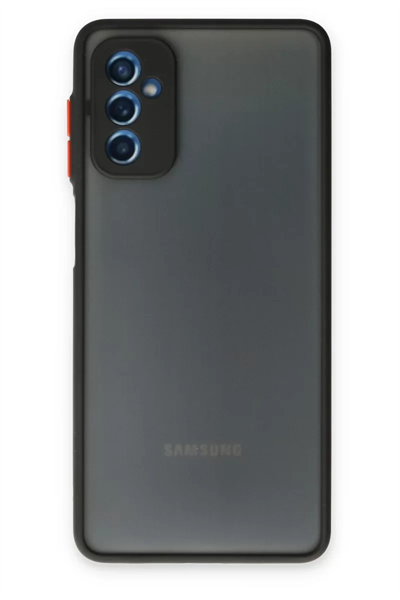 Samsung Galaxy M52 5G Kılıf Montreal Silikon Kapak - Siyah