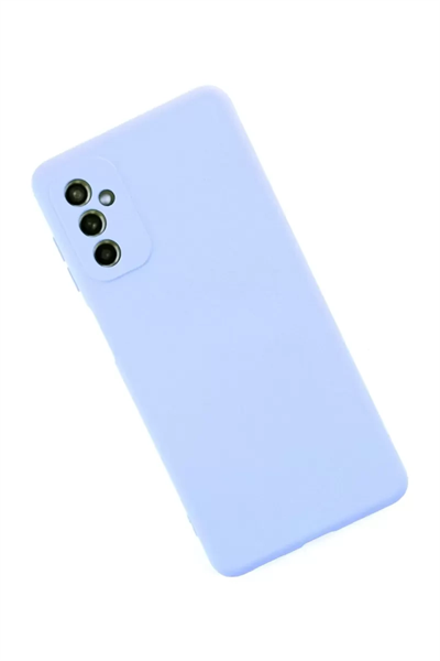 Samsung Galaxy M52 5G Kılıf Nano içi Kadife Silikon - Lila
