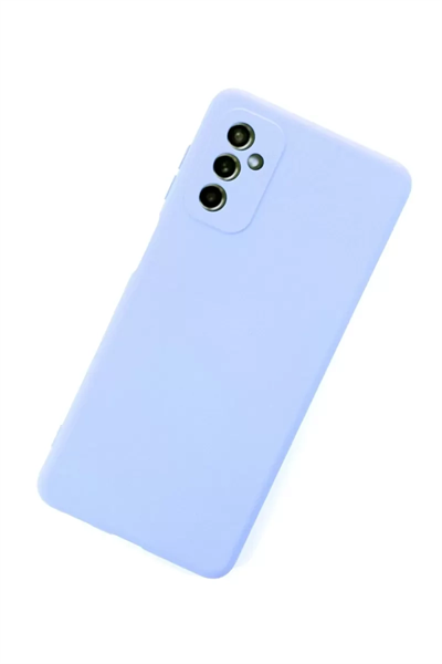Samsung Galaxy M52 5G Kılıf Nano içi Kadife Silikon - Lila