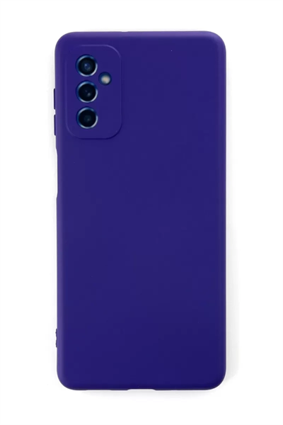Samsung Galaxy M52 5G Kılıf Nano içi Kadife Silikon - Mor