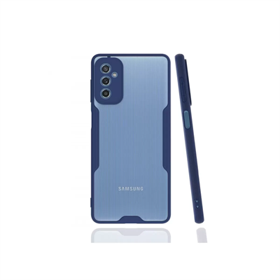 Samsung Galaxy M52 5G Kılıf Platin Silikon - Lacivert