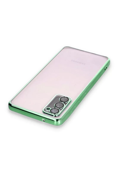 Samsung Galaxy S20 FE Kılıf Lensli Silikon - Yeşil