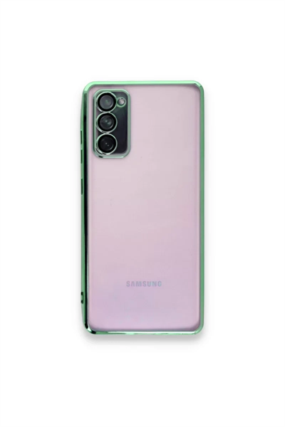 Samsung Galaxy S20 FE Kılıf Lensli Silikon - Yeşil