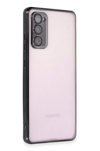 Samsung Galaxy S20 FE Kılıf Lensli Silikon - Siyah