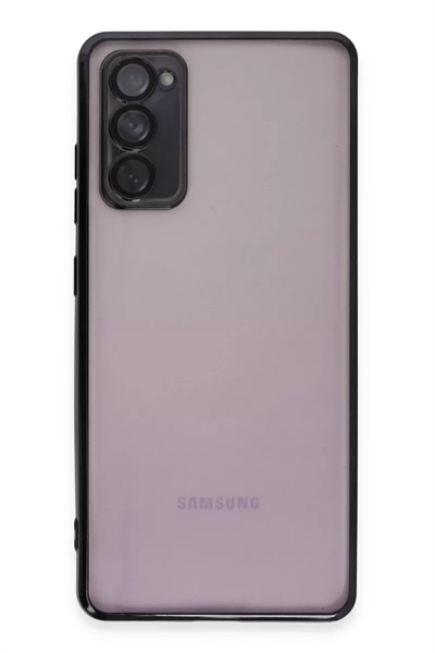 Samsung Galaxy S20 FE Kılıf Lensli Silikon - Siyah