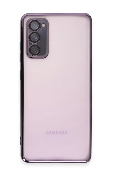 Samsung Galaxy S20 FE Kılıf Lensli Silikon - Mor