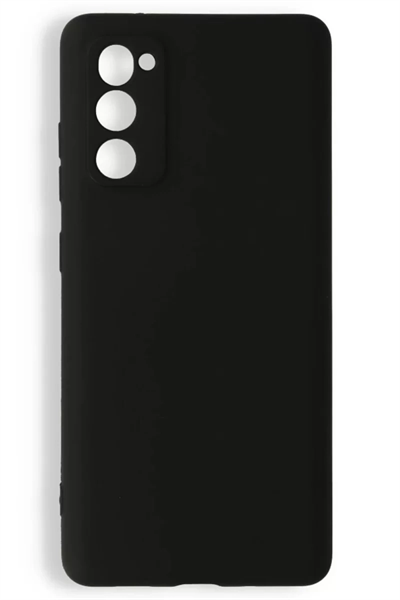 Samsung Galaxy S20 FE Kılıf Nano içi Kadife Silikon - Siyah