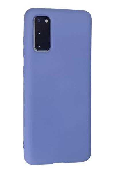Samsung Galaxy S20 Kılıf Nano içi Kadife Silikon - Lila