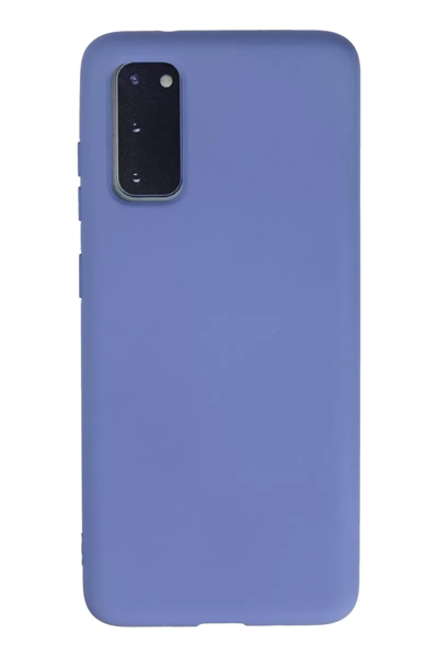 Samsung Galaxy S20 Kılıf Nano içi Kadife Silikon - Lila