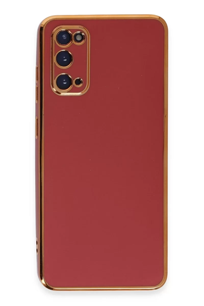 Samsung Galaxy S20 Kılıf Volet Silikon - Kırmızı
