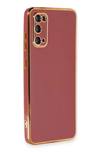 Samsung Galaxy S20 Kılıf Volet Silikon - Kırmızı