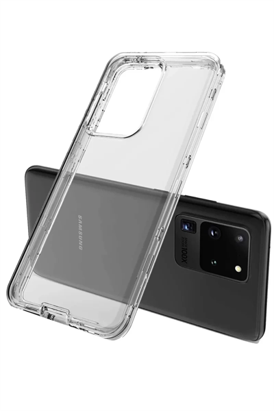 Samsung Galaxy S20 Plus Kılıf Lüx Şeffaf Silikon