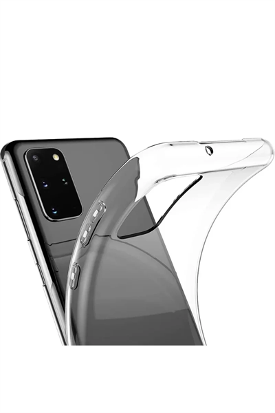 Samsung Galaxy S20 Plus Kılıf Lüx Şeffaf Silikon