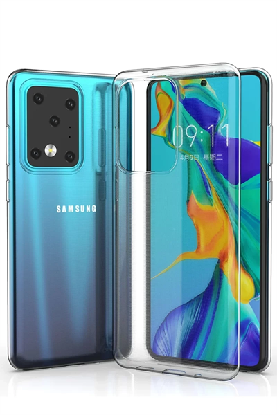 Samsung Galaxy S20 Ultra Kılıf Lüx Şeffaf Silikon