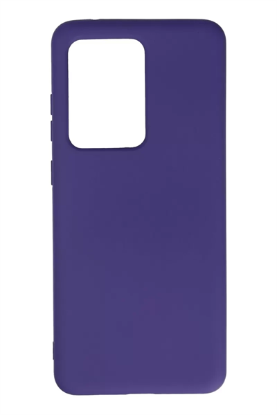 Samsung Galaxy S20 Ultra Kılıf Nano içi Kadife Silikon - Mor