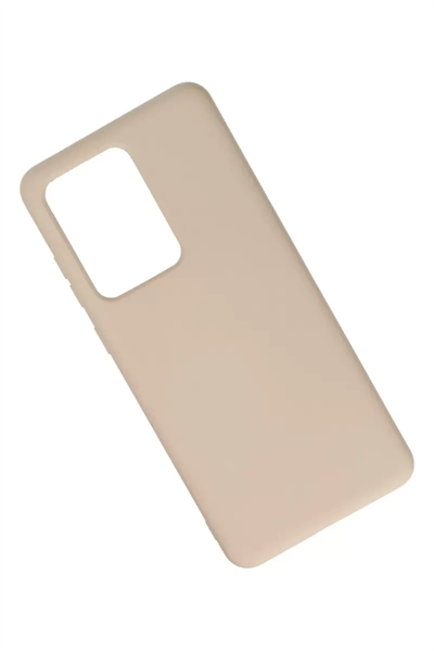 Samsung Galaxy S20 Ultra Kılıf Nano içi Kadife Silikon - Pudra