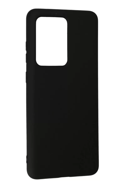 Samsung Galaxy S20 Ultra Kılıf Nano içi Kadife Silikon - Siyah