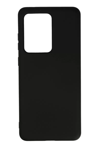 Samsung Galaxy S20 Ultra Kılıf Nano içi Kadife Silikon - Siyah